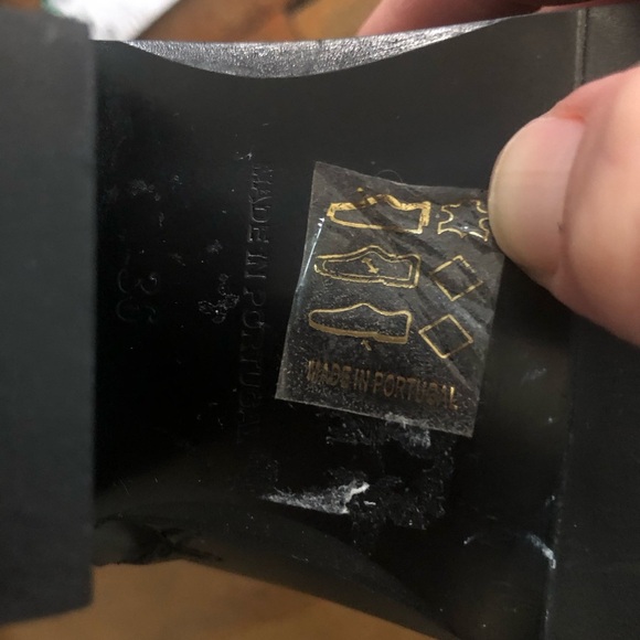 NWT Simons leather ankle boots with square toe- size 36 - Picture 5 of 8